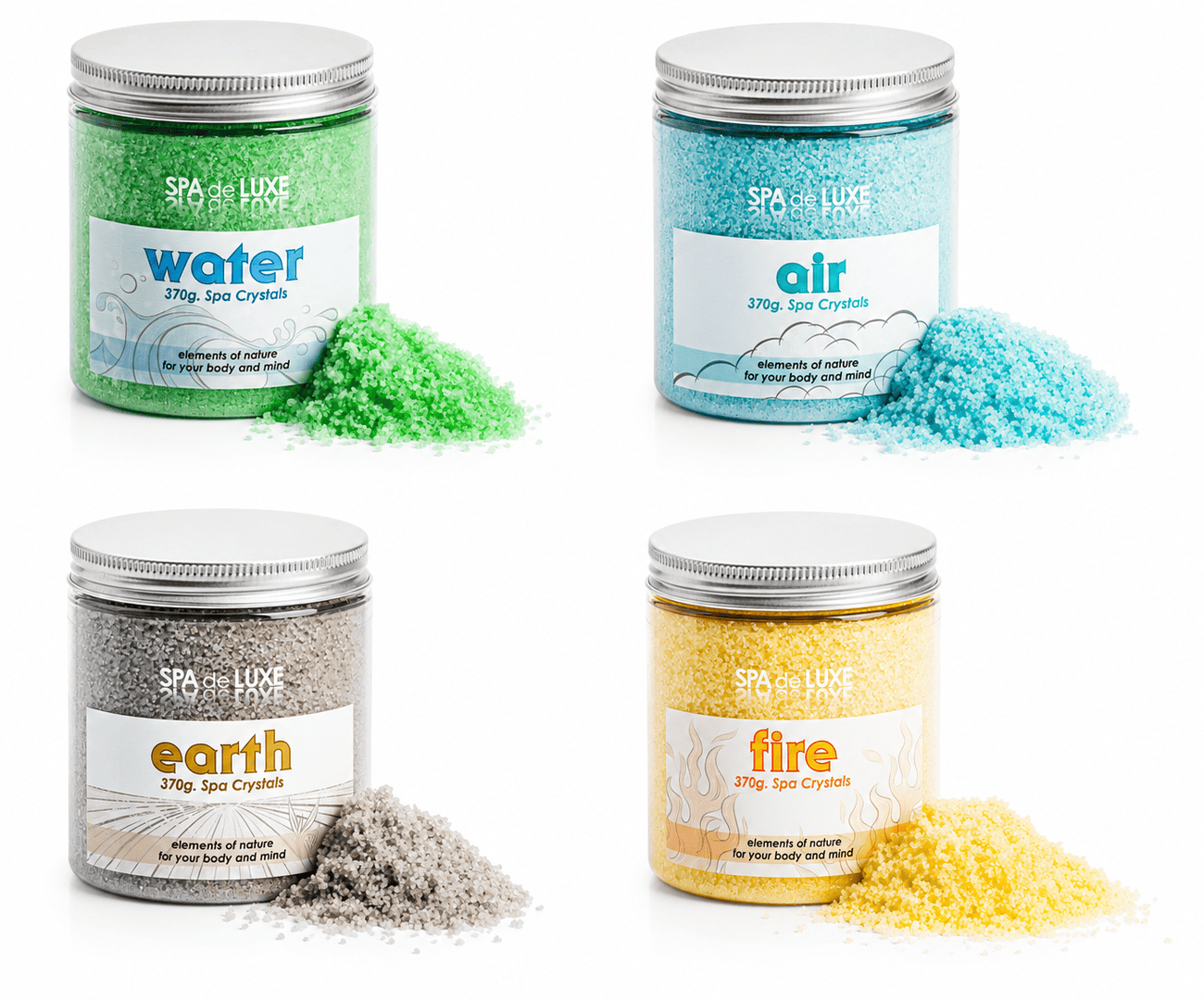 Spa Deluxe Crystals 4-pack - kylpysuola - Image 2