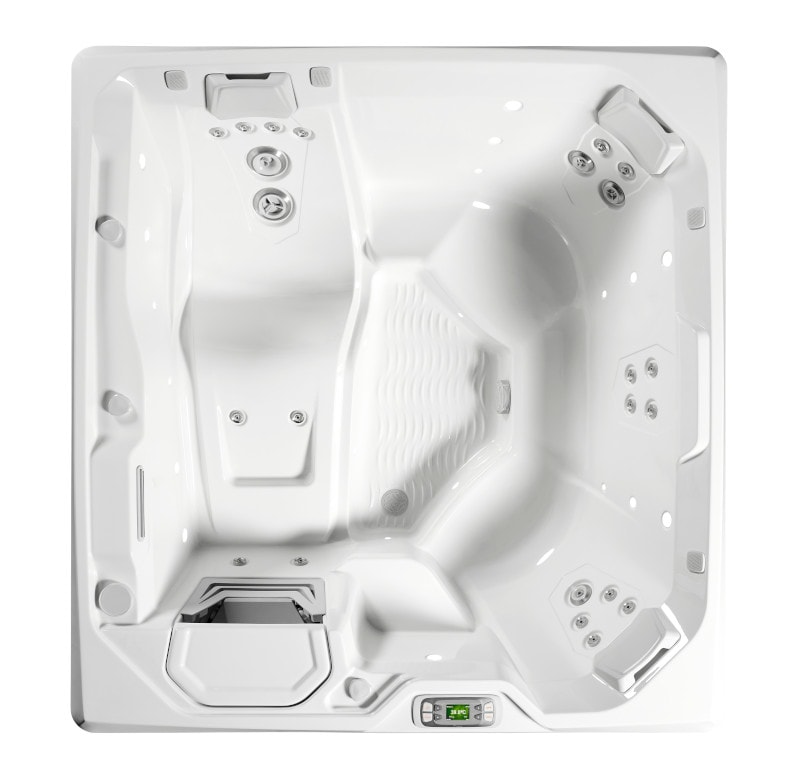Limelight Strobe Artic White sisätilat ja suuttimet Kuvassa on ulkoporeallas Limelight Strobe Artic White sisätilat ja suuttimet ylhäältä päin