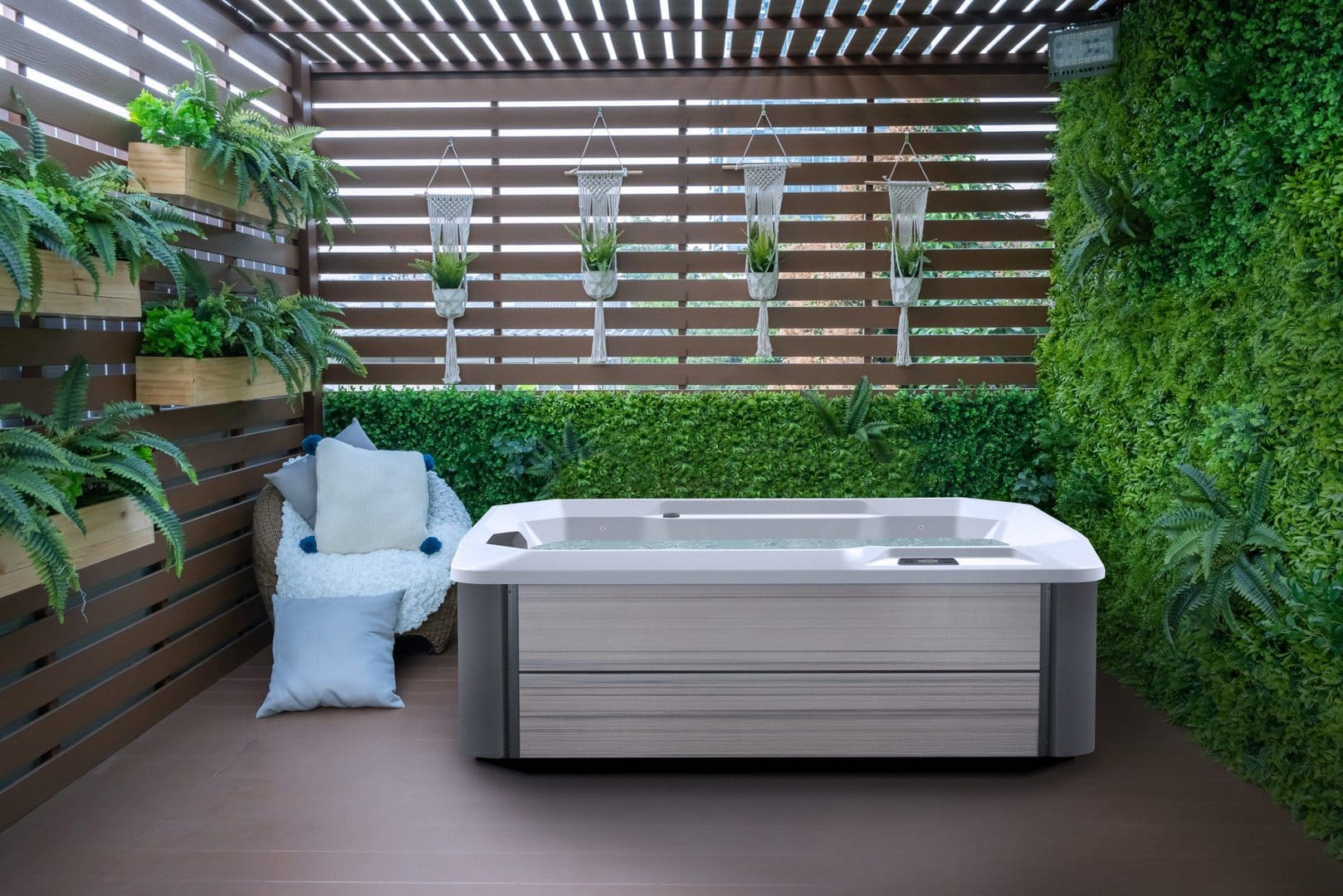 Seating in the garden on the balcony, is a recreation place.