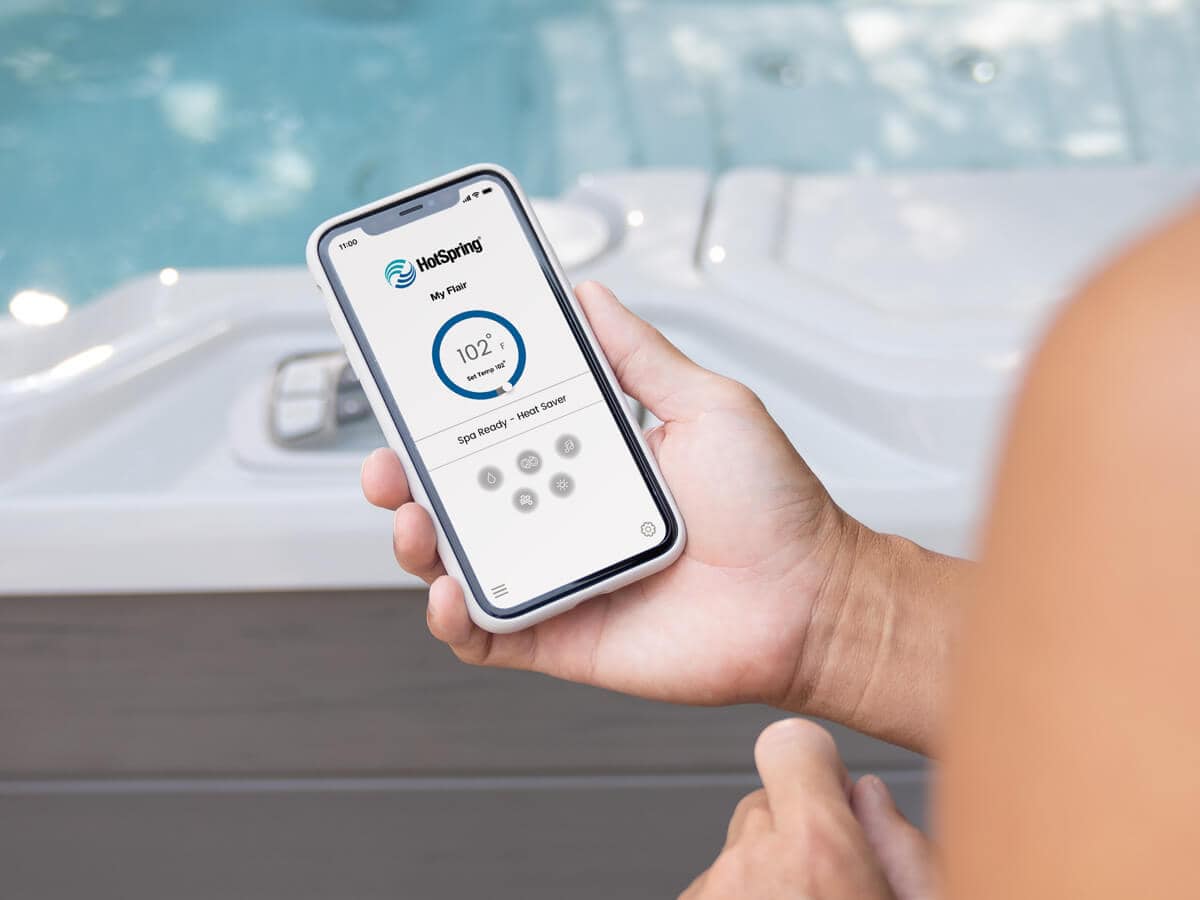 hot-spring-connected-spa-on-phone hot-spring-connected-spa-on-phone